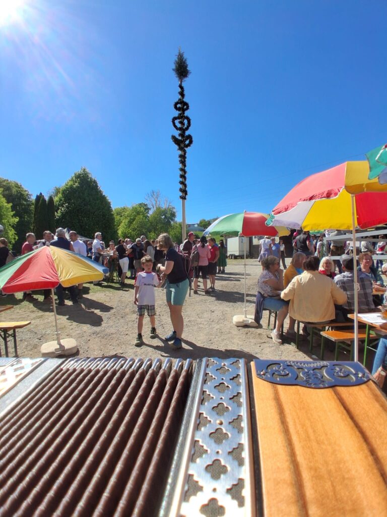 Maibaumaufstellen in Steyregg